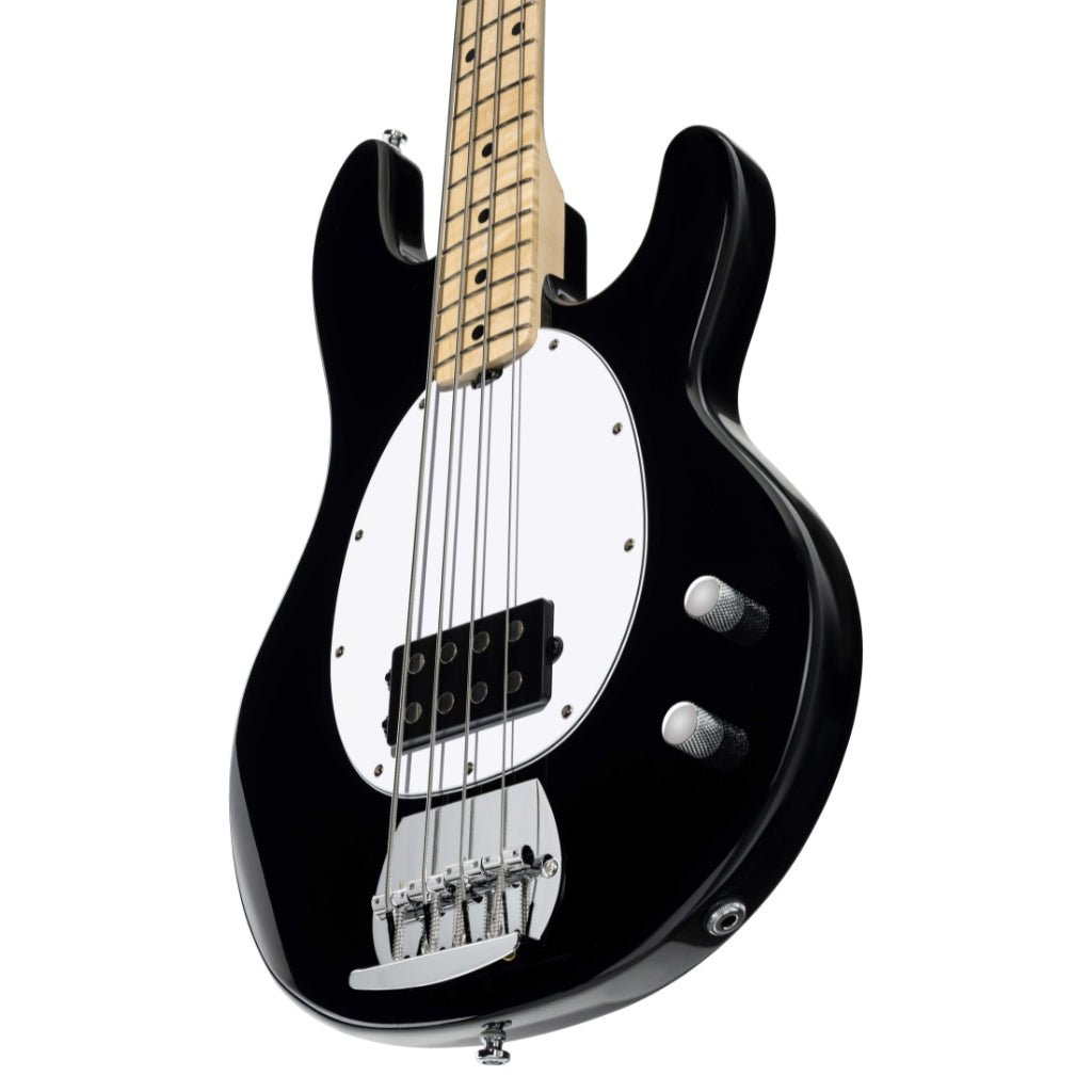 Sterling by Music Man Ray2 StingRay Bass - Black with Maple Neck Bass Guitars Sky Music