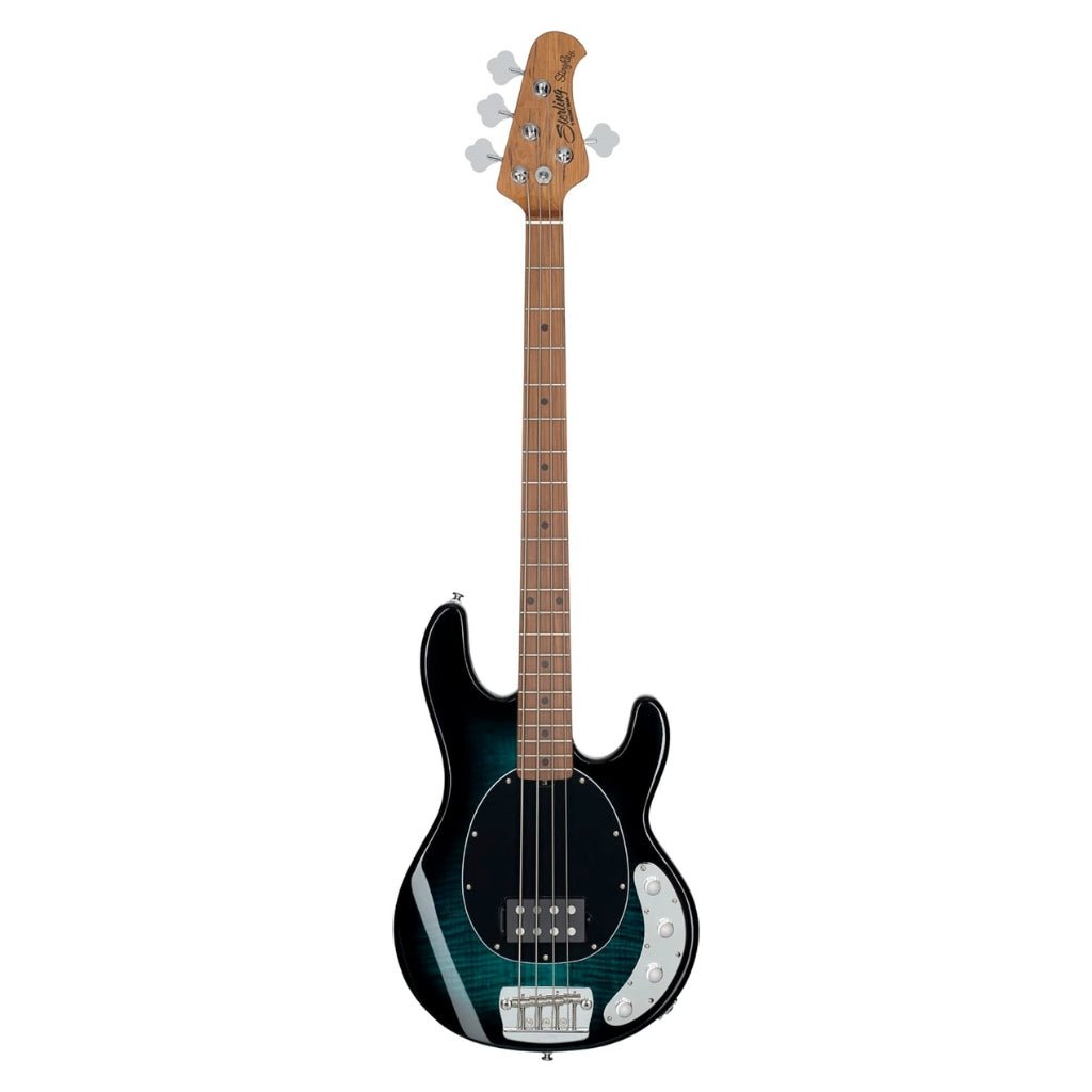 Sterling By Music Man StingRay RAY34FM Bass Guitar - Teal Bass Guitars Sky Music