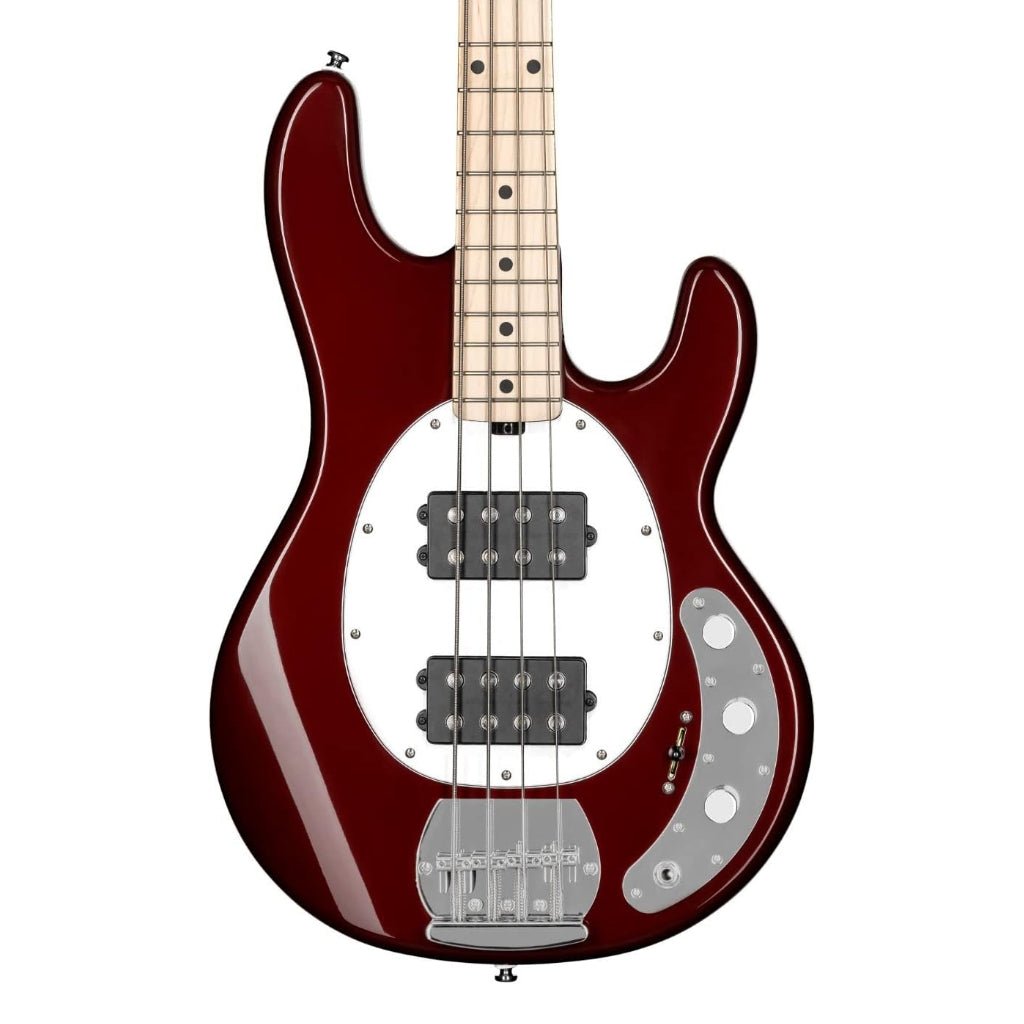 Sterling By Music Man StingRay RAY4HH Bass Guitar - Candy Apple Red Bass Guitars Sky Music