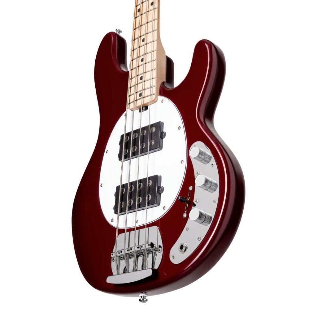 Sterling By Music Man StingRay RAY4HH Bass Guitar - Candy Apple Red Bass Guitars Sky Music