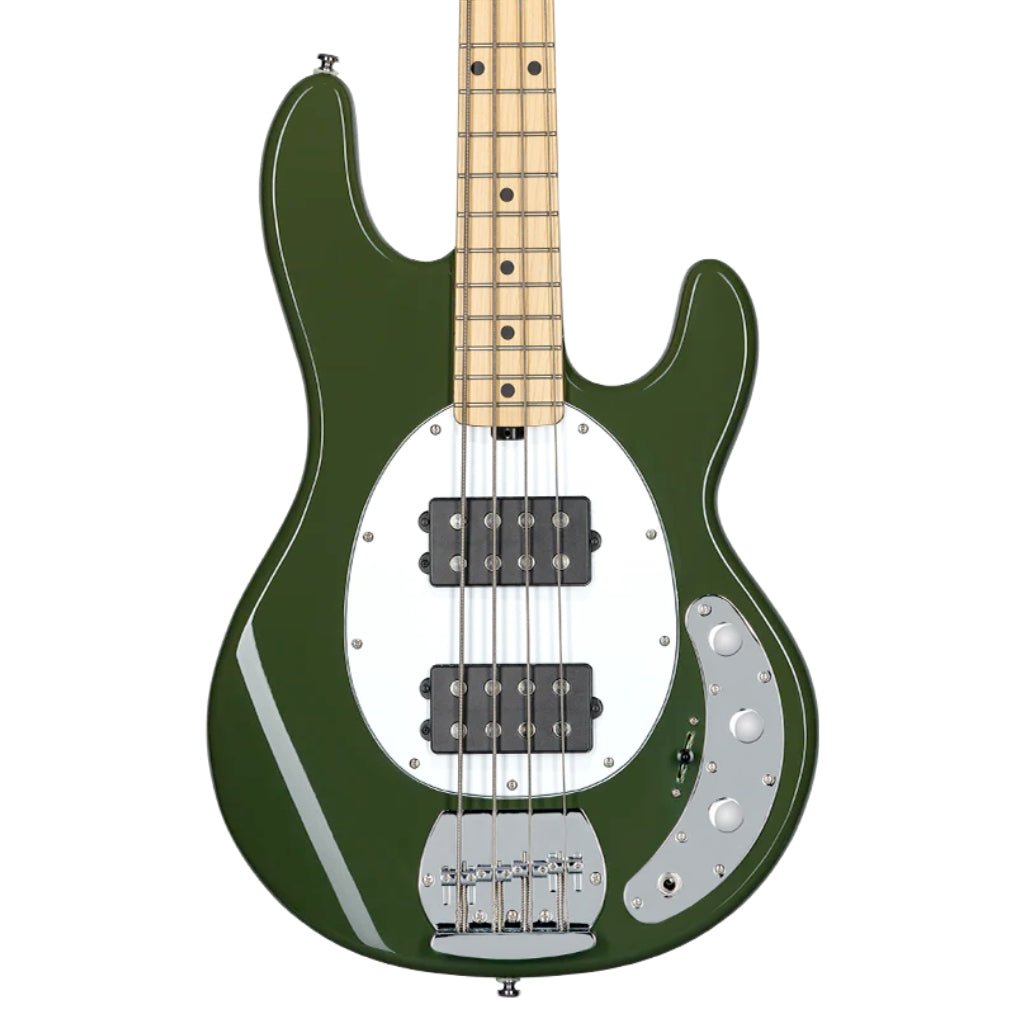 Sterling By Music Man StingRay RAY4HH Bass Guitar - Olive Bass Guitars Sky Music