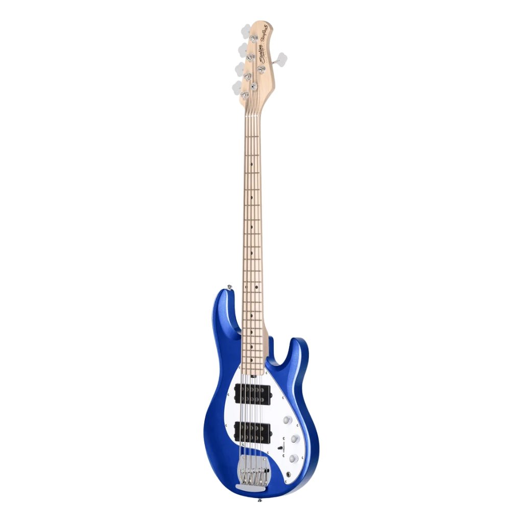 Sterling By Music Man StingRay RAY5HH 5-String Bass Guitar - Cobra Blue Bass Guitars Sky Music