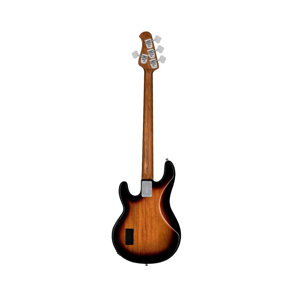Sterling RAY34 Spalted Maple - 3-Tone Sunburst Bass Guitars Sky Music