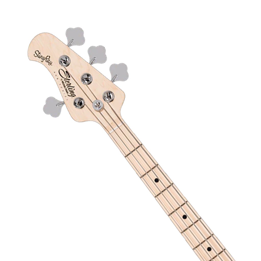 Sterling RAY4 Maple Neck Left Handed - Chopper Blue Bass Guitars Sky Music