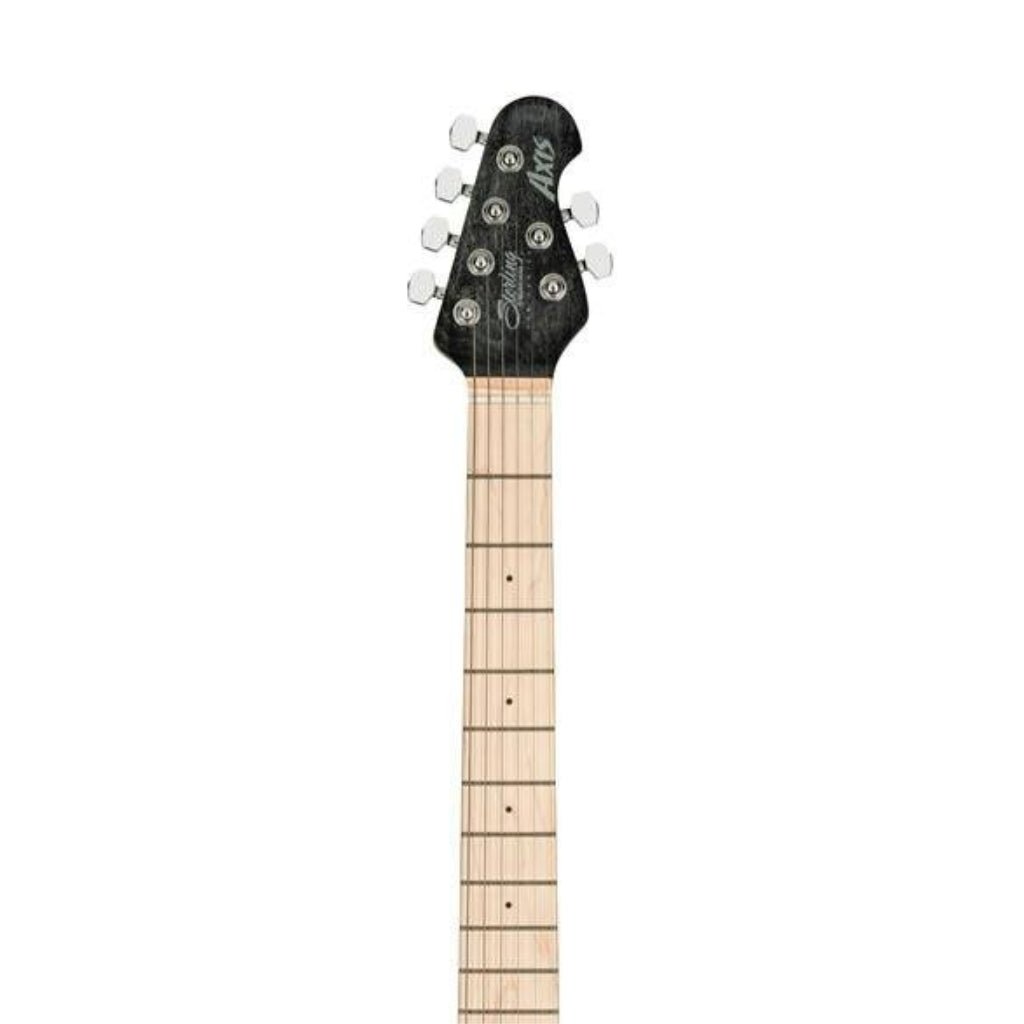 Sterling Sub Axis AX3FM Flamed Maple Top Electric Guitar - Trans Black Electric Guitars Sky Music
