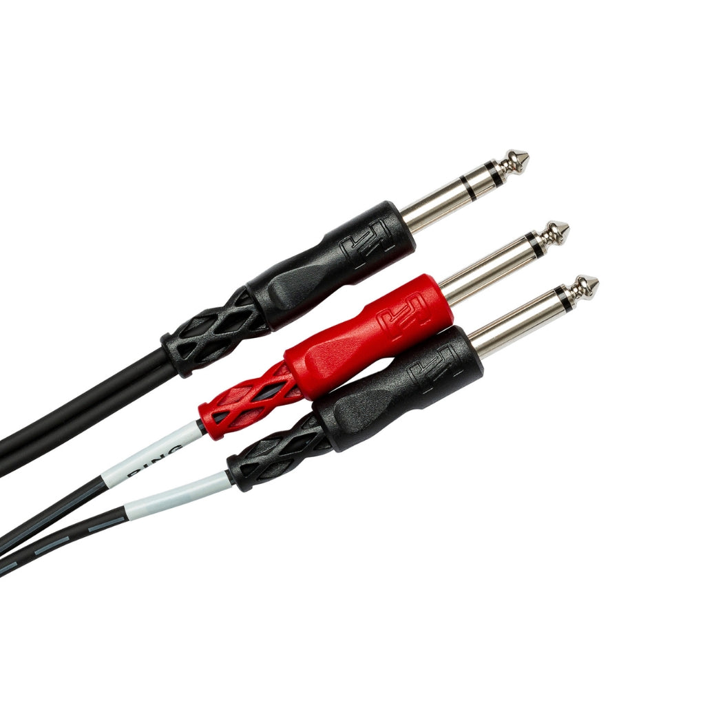 Hosa Technology - 1/4 in TRS to Dual 1/4 in TS - Insert Cable 2m