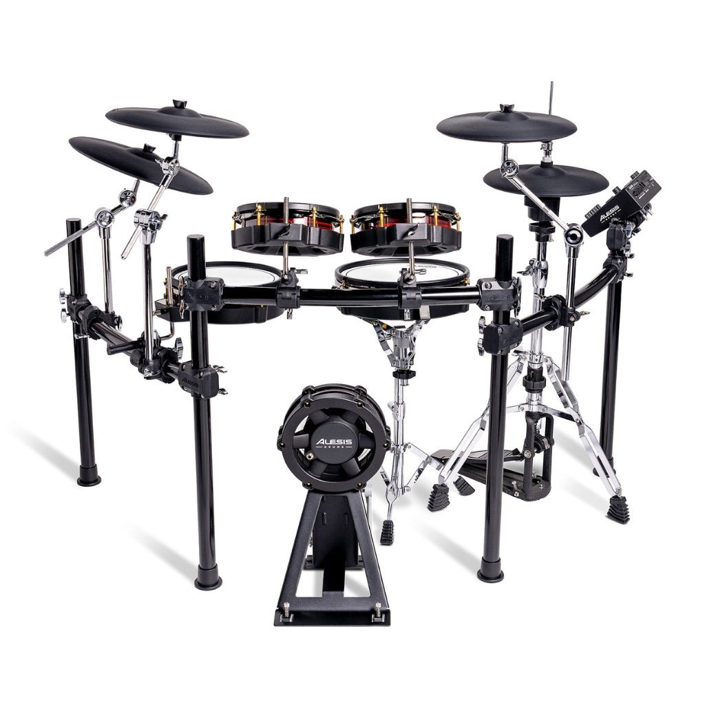Stratacore Premium 9 Piece E-Kit with 7" Touchscreen Electronic Drum Kits Sky Music