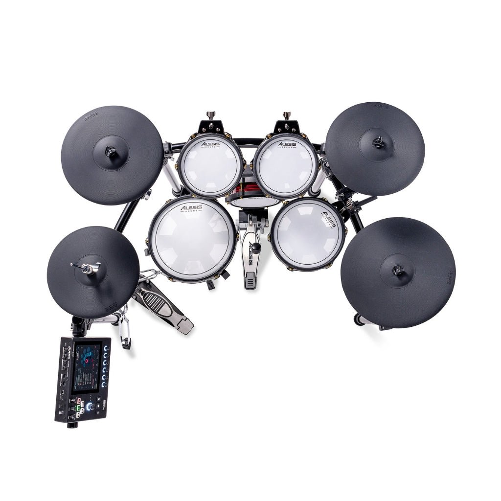 Stratacore Premium 9 Piece E-Kit with 7" Touchscreen Electronic Drum Kits Sky Music