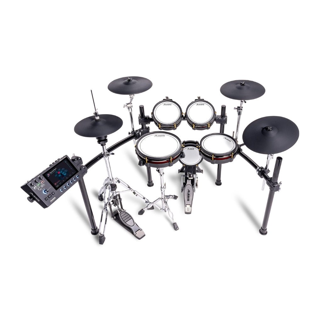 Stratacore Premium 9 Piece E-Kit with 7" Touchscreen Electronic Drum Kits Sky Music