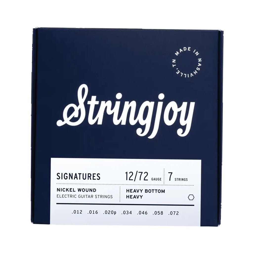 String Joy 7 String Heavy Bottom Heavy Gauge 12-72 Fretted Instrument Strings Sky Music
