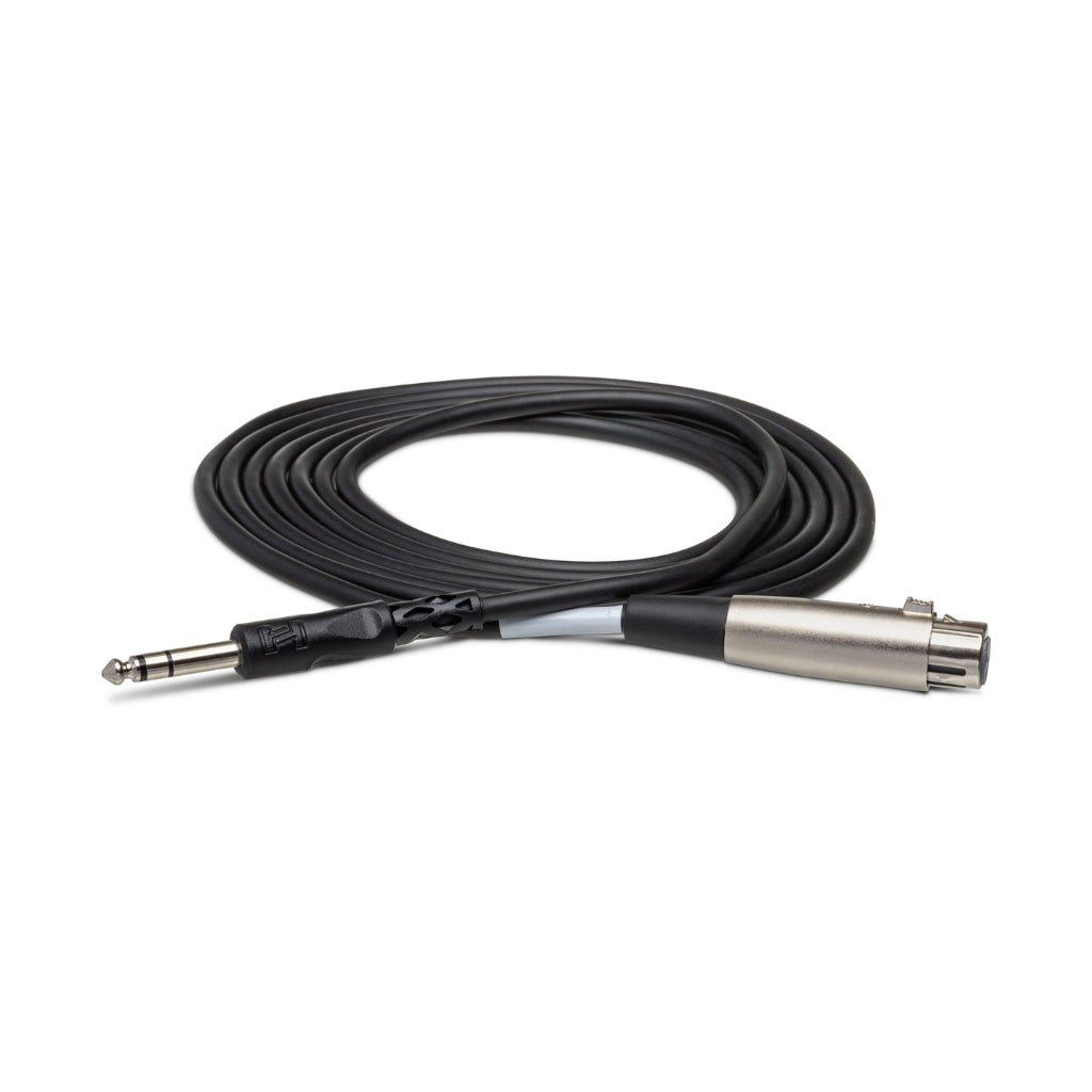 Hosa - XLR3F to 1/4 in TRS - Balanced Interconnect Cable 2ft