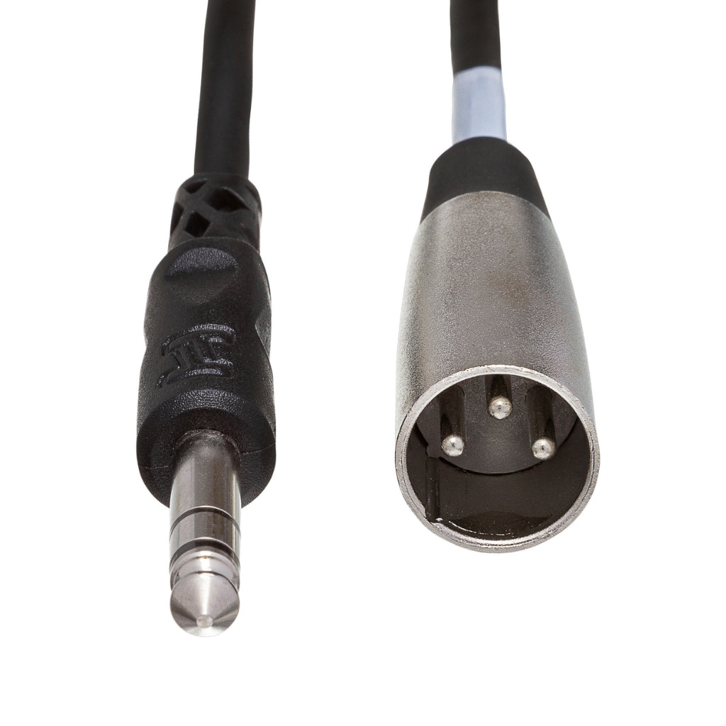 Hosa - 1/4 in TRS to XLR3M - Balanced Interconnect Cable 2ft