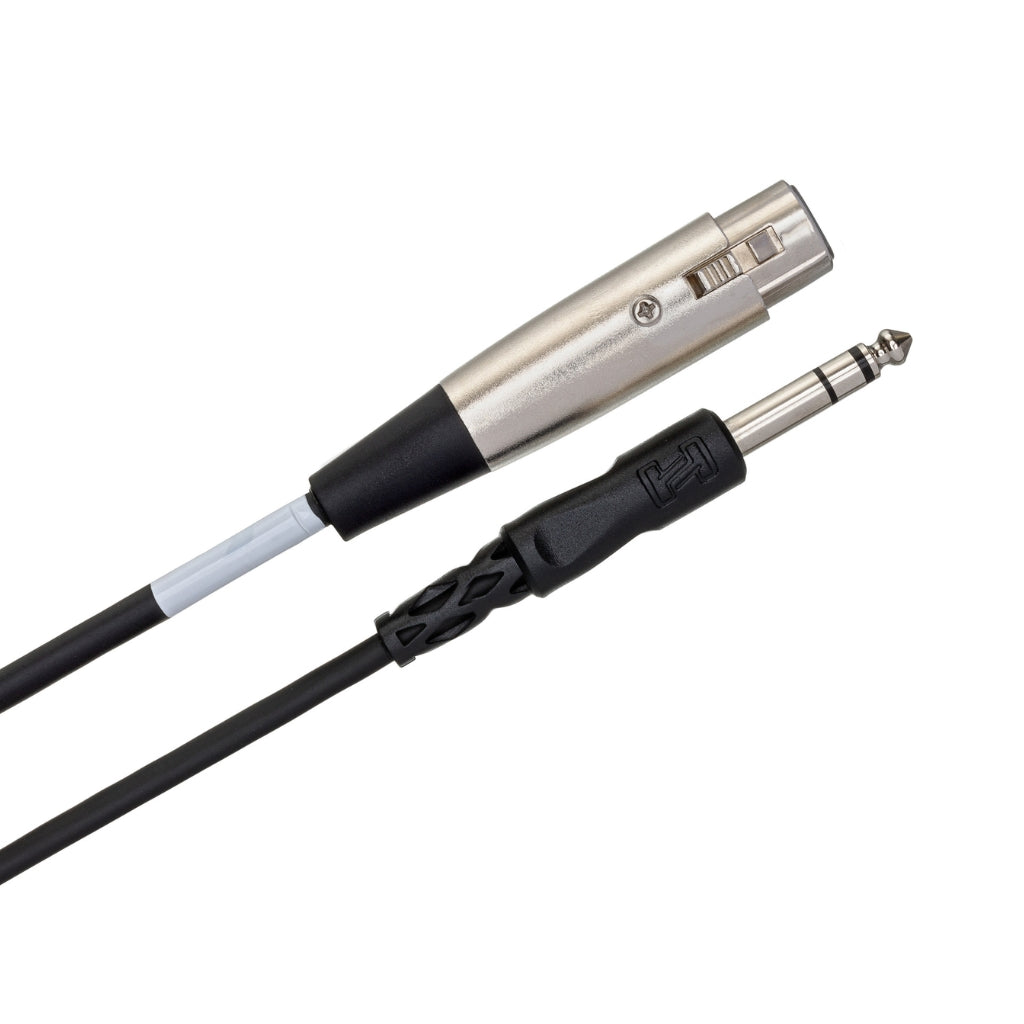 Hosa Technology XLR3F to 1/4 in TRS Balanced Interconnect Cable 5ft