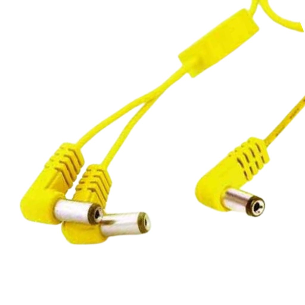 T-Rex Yellow Voltage Doubler Cable - 55cm Pedal &amp; Pedalboard Accessories Sky Music