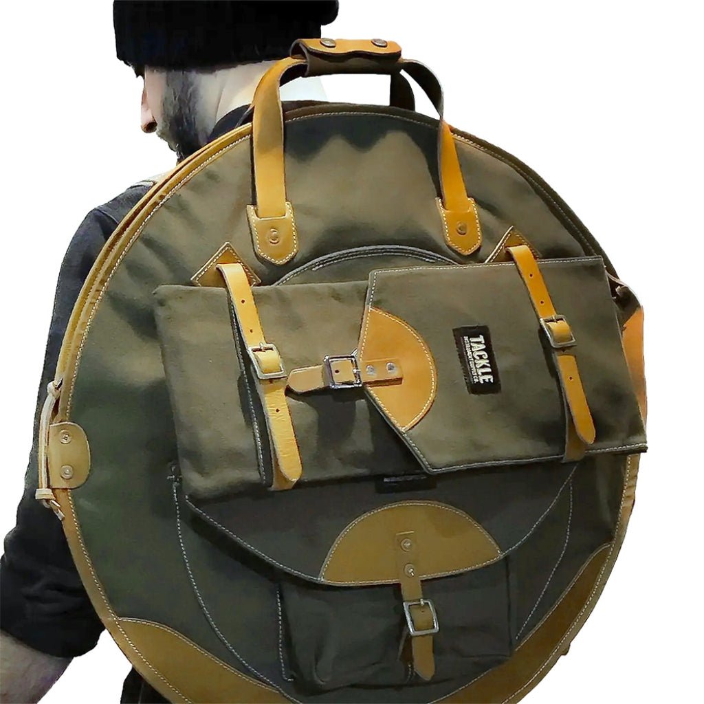 Tackle Backpack Cymbal Bag - 22 inch, Forest Green Drum Bags & Cases Sky Music