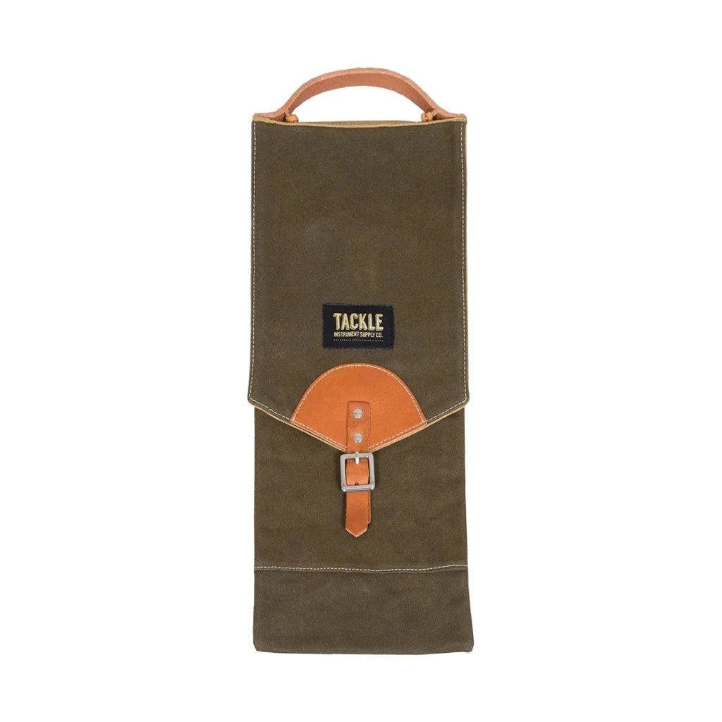 Tackle BB5044 Compact Waxed Canvas Stick Bag - Forest Green Drum Bags &amp; Cases Sky Music
