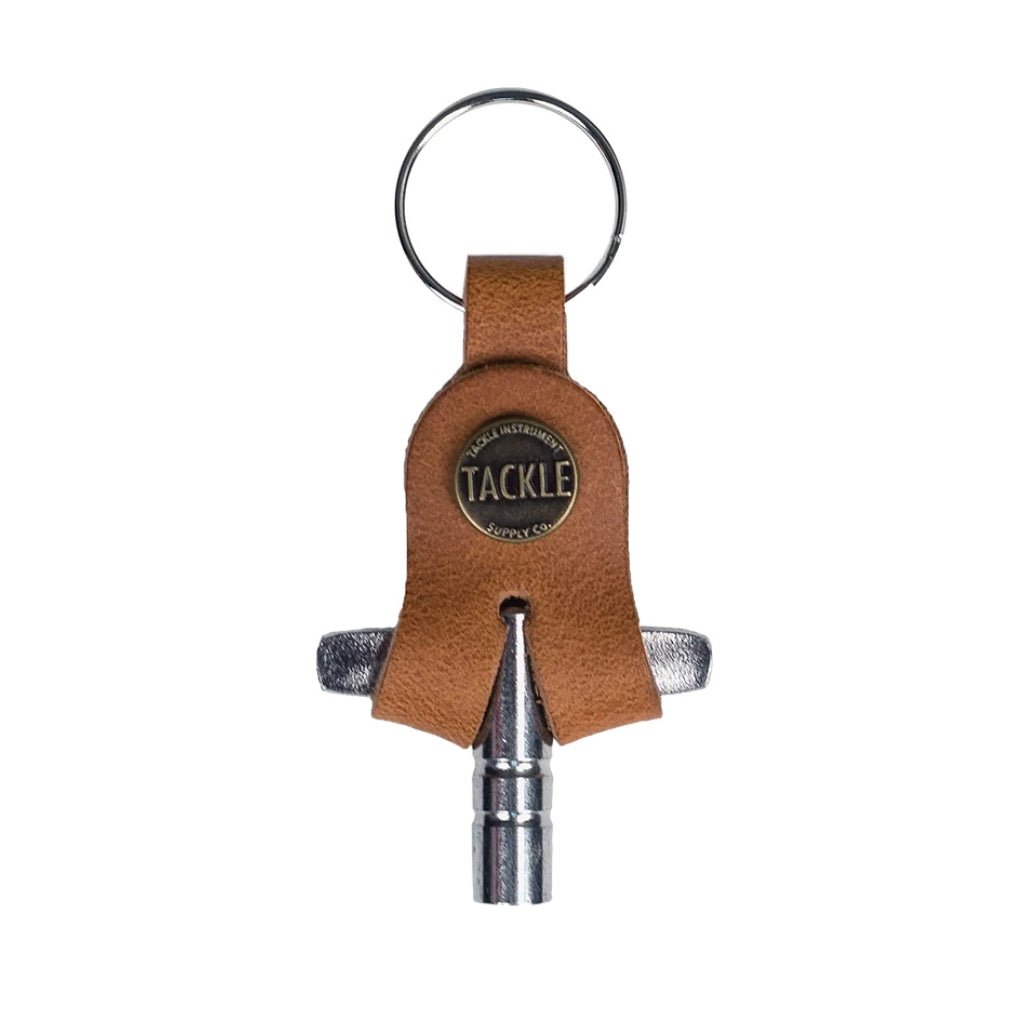 Tackle Leather Drum Key Case - Saddle Tan Drum Accessories Sky Music