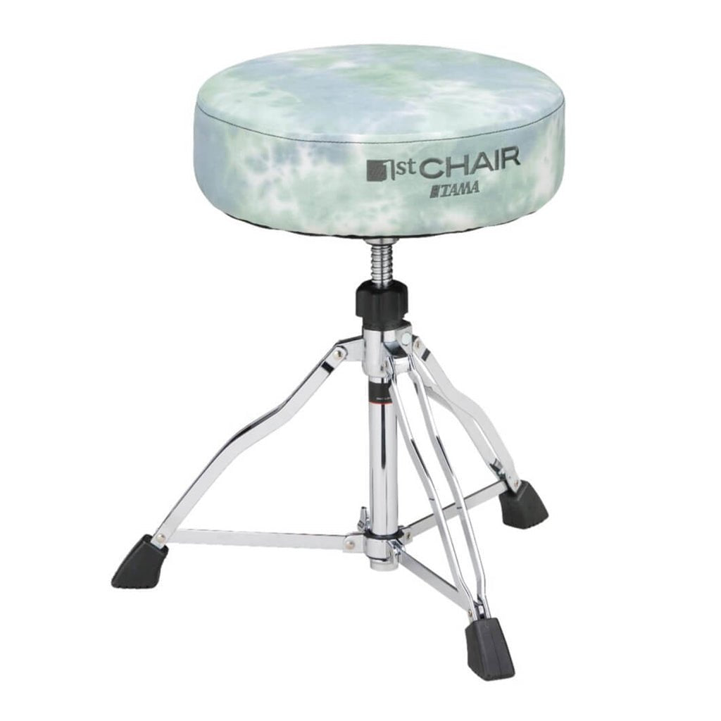 Tama 1st Chair Round Rider Drum Throne - Cool Mint Grey Drum Hardware Sky Music