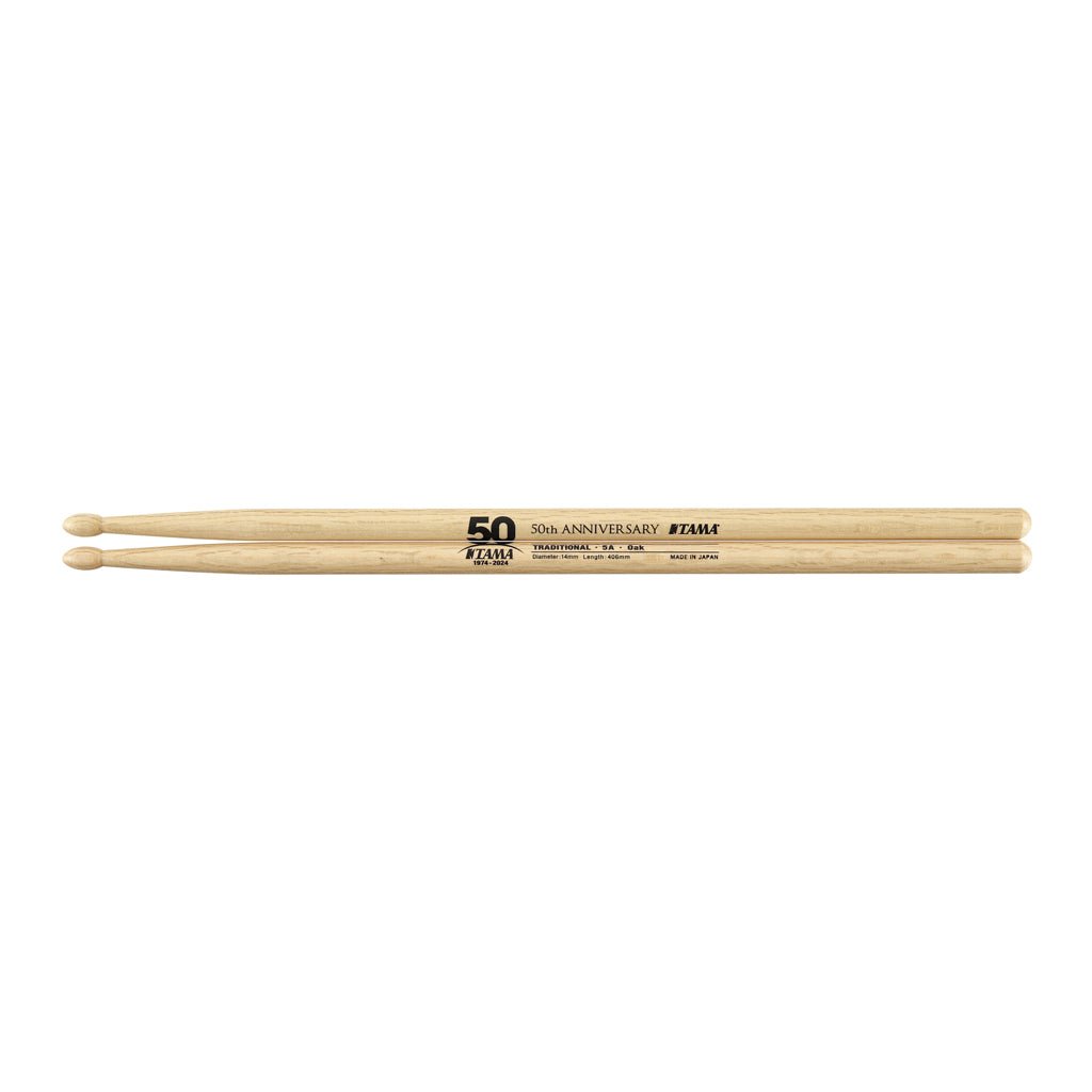 Tama 50th Anniversary Limited Drumstick Oak 5A Drum Sticks Sky Music