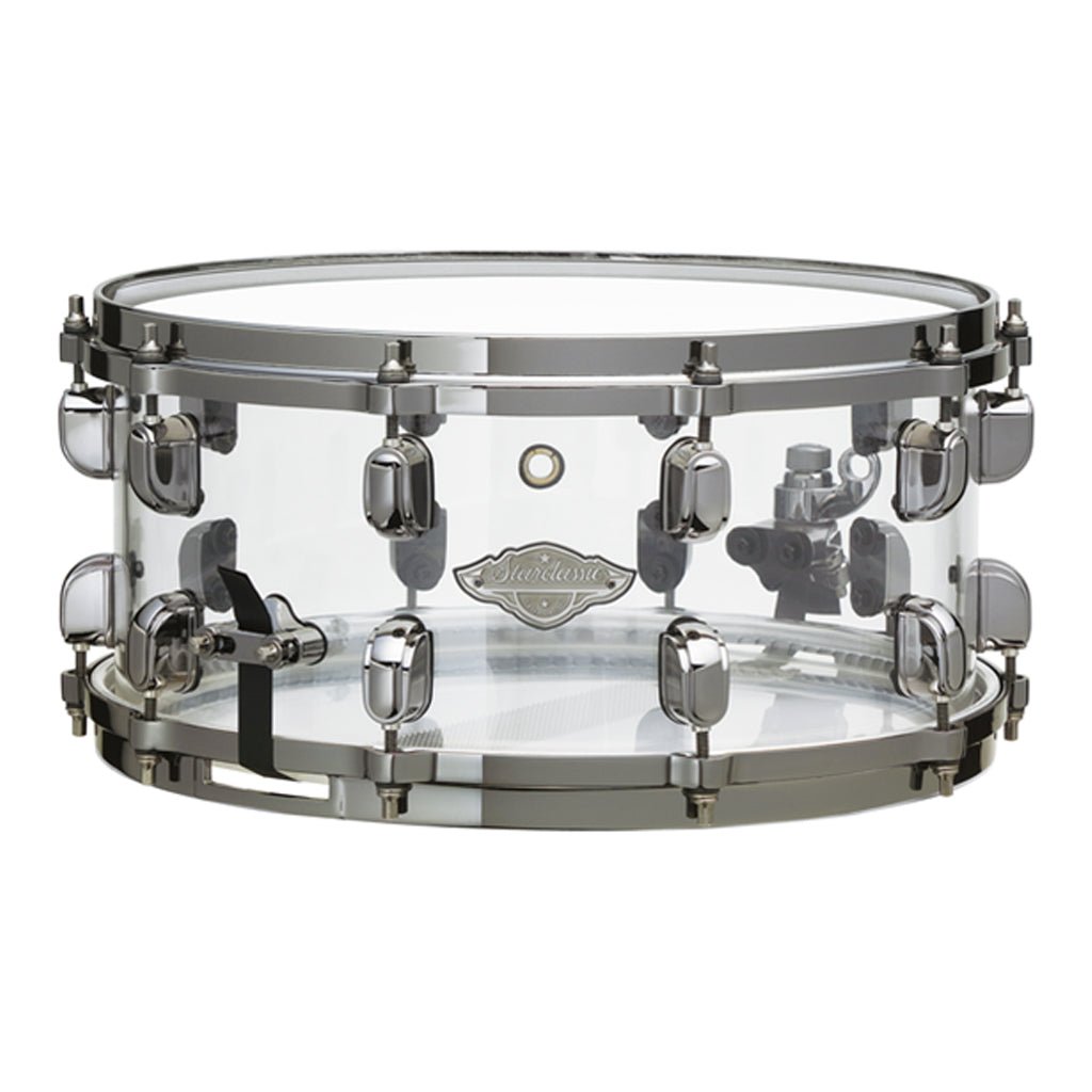Tama 50th Anniversary Limited Starclassic Mirage 14"x6.5" Snare Drum - Crystal Ice Snare Drums Sky Music
