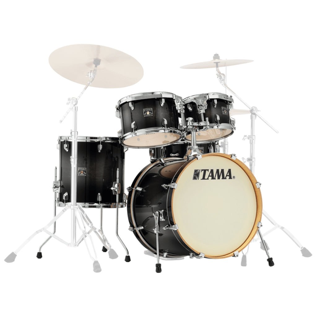Tama CL50RS Superstar Classic 5-Piece Maple Shell Kit - Transparent Black Burst Acoustic Drums Sky Music