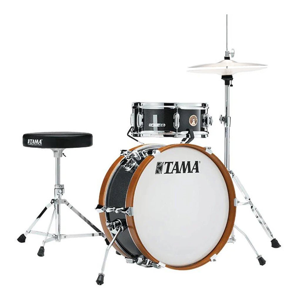 Tama Club-JAM Mini 2-Piece Complete Kit with 18" Bass Drum - Charcoal Mist Acoustic Drums Sky Music