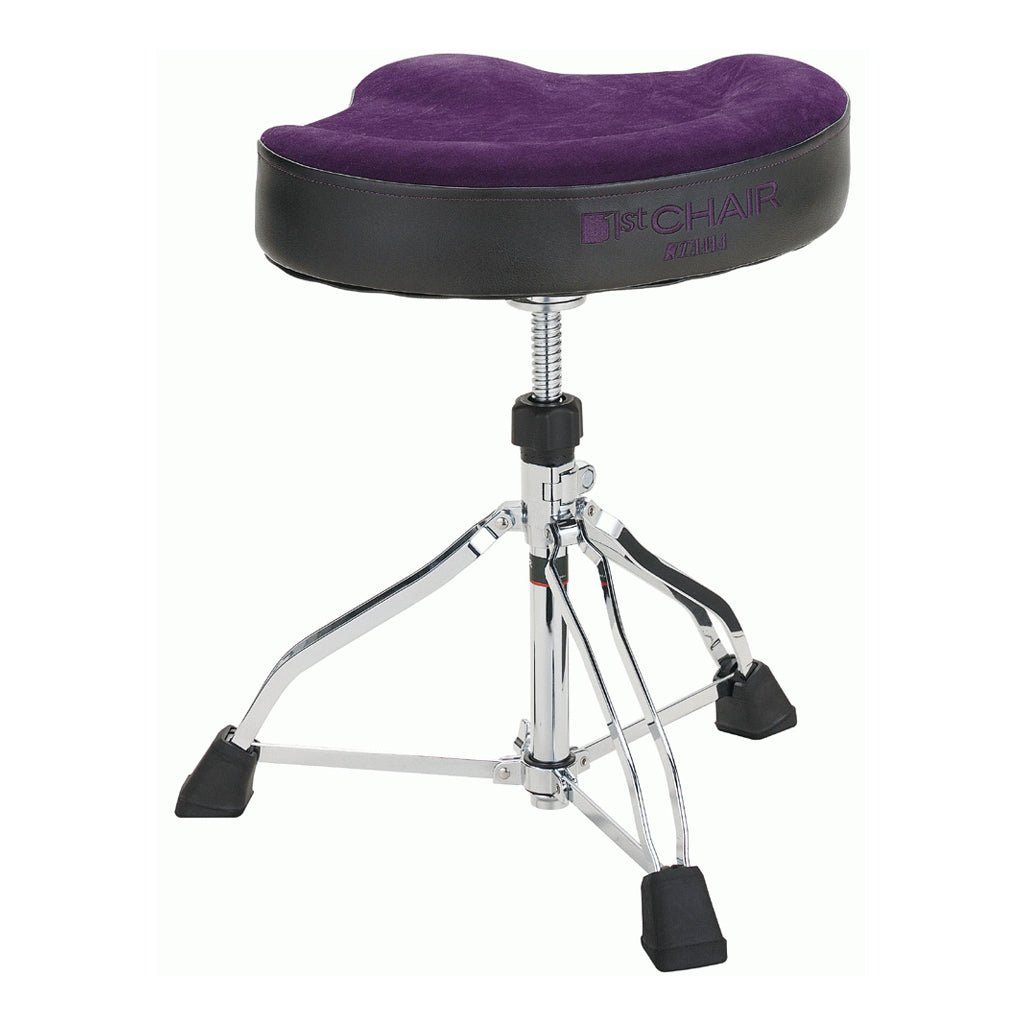 Tama HT530 1st Chair Glide Rider Drum Throne with Vibrant Purple Cloth Top Drum Hardware Sky Music