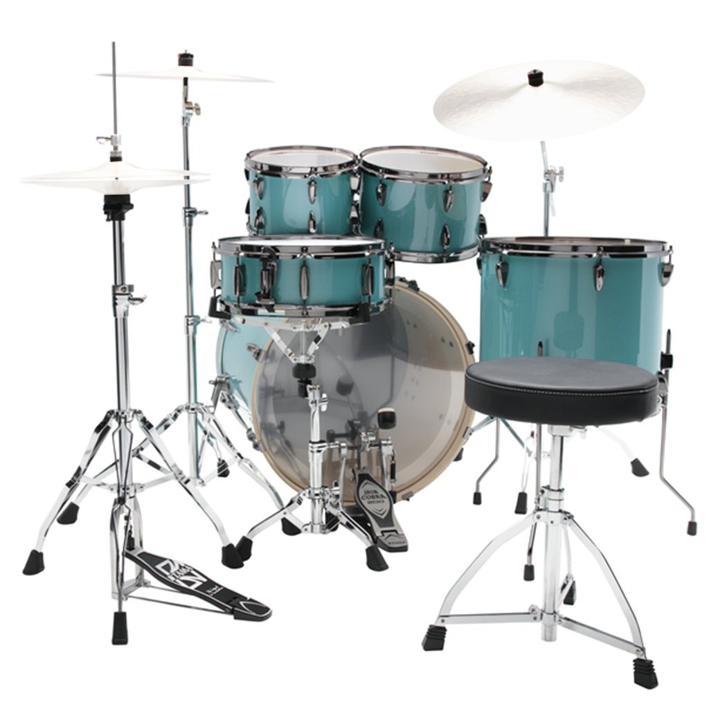 Tama Imperialstar 5-Piece Complete Kit w/22" Bass Drum - Sky Blue Mist Acoustic Drums Sky Music
