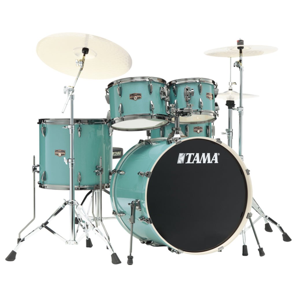 Tama Imperialstar 5-Piece Complete Kit w/22" Bass Drum - Sky Blue Mist Acoustic Drums Sky Music