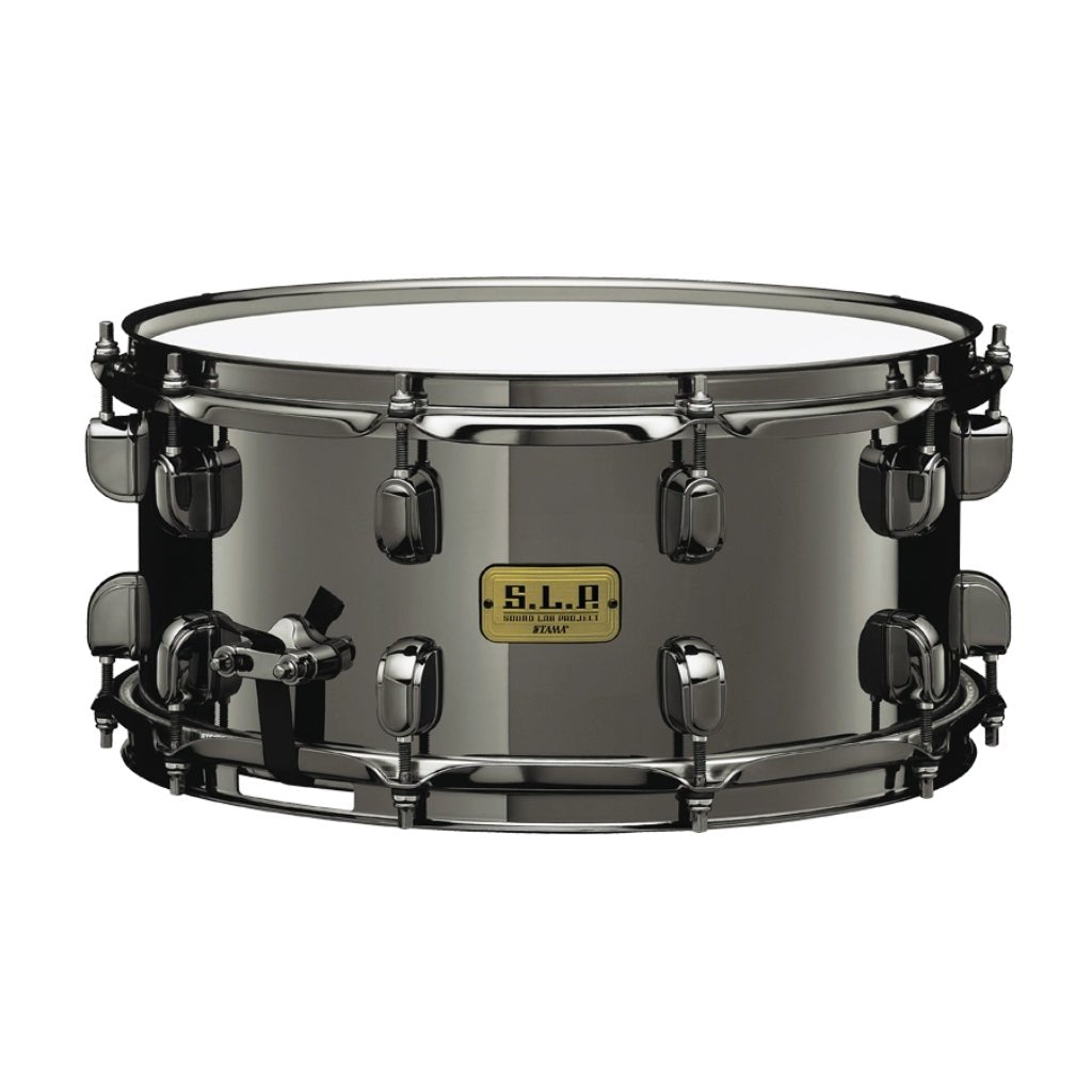 Tama LBR1465 Brass S.L.P. 14"x6.5" Snare Drum - Black Snare Drums Sky Music