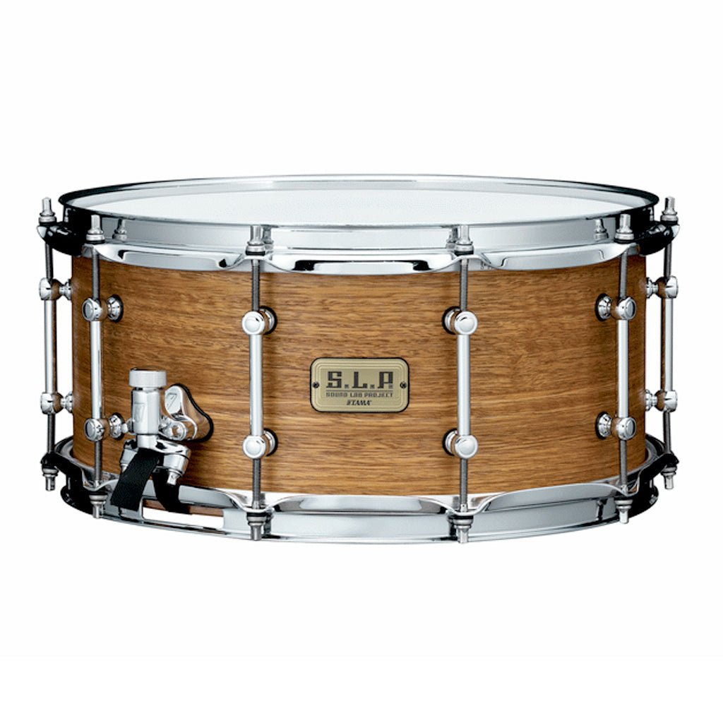 Tama LSG1465 S.L.P. 14"x6.5" Snare Drum - Satin Natural Spotted Gum Snare Drums Sky Music