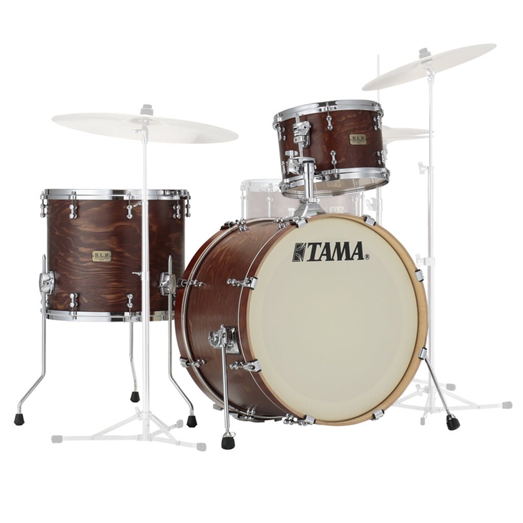 Tama LSP32CS SLP Series 3-Piece Shell Kit - Satin Wild Spruce Acoustic Drums Sky Music