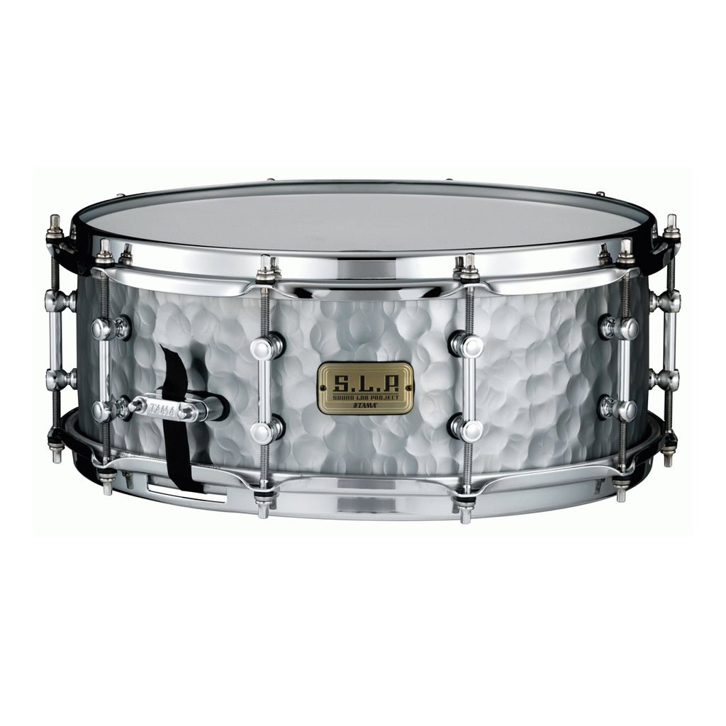 Tama LST1455H S.L.P. 14"x5.5" Snare Drum - Vintage Hammered Steel Snare Drums Sky Music