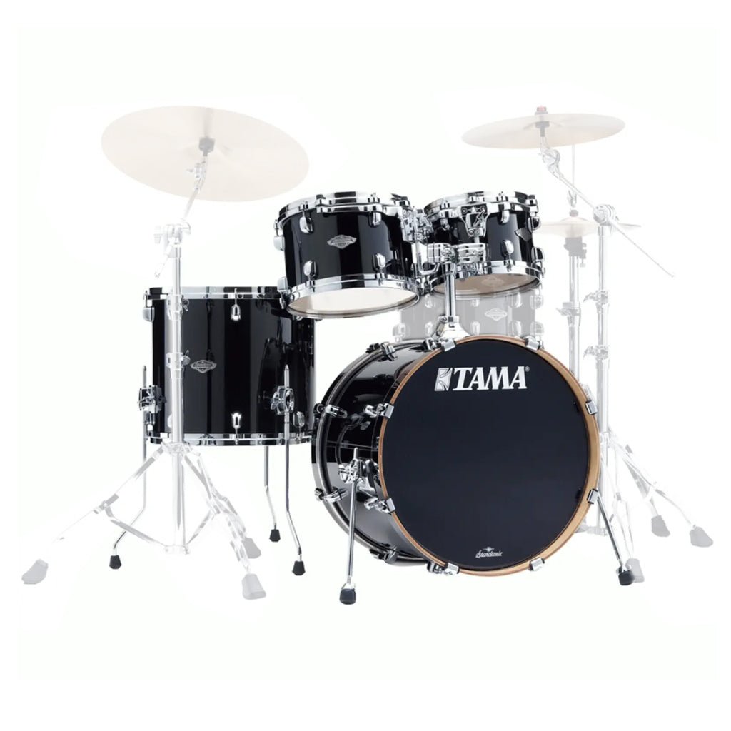 Tama MBS40RS Starclassic Performer Limited Edition Maple/Birch 4-Piece Kit - Piano Black Acoustic Drums Sky Music