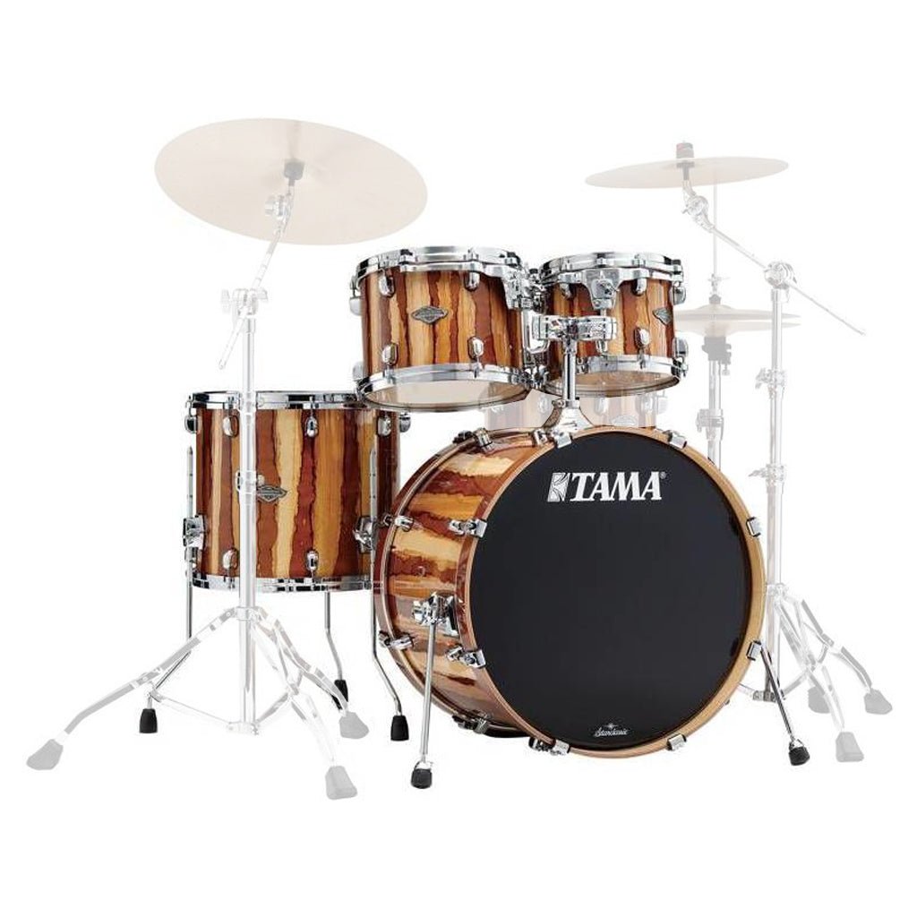 Tama MBS42S Starclassic Performer 4-Piece Shell Pack with 22" Bass Drum - Caramel Aurora Acoustic Drums Sky Music