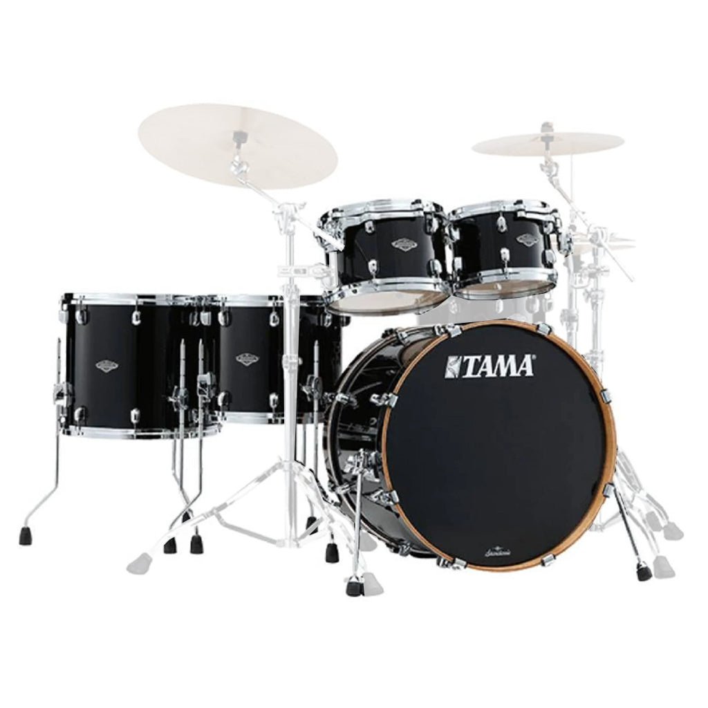 Tama MBS52RZS Starclassic Performer 5-Piece Shell Pack with 22" Bass Drum - Piano Black Acoustic Drums Sky Music