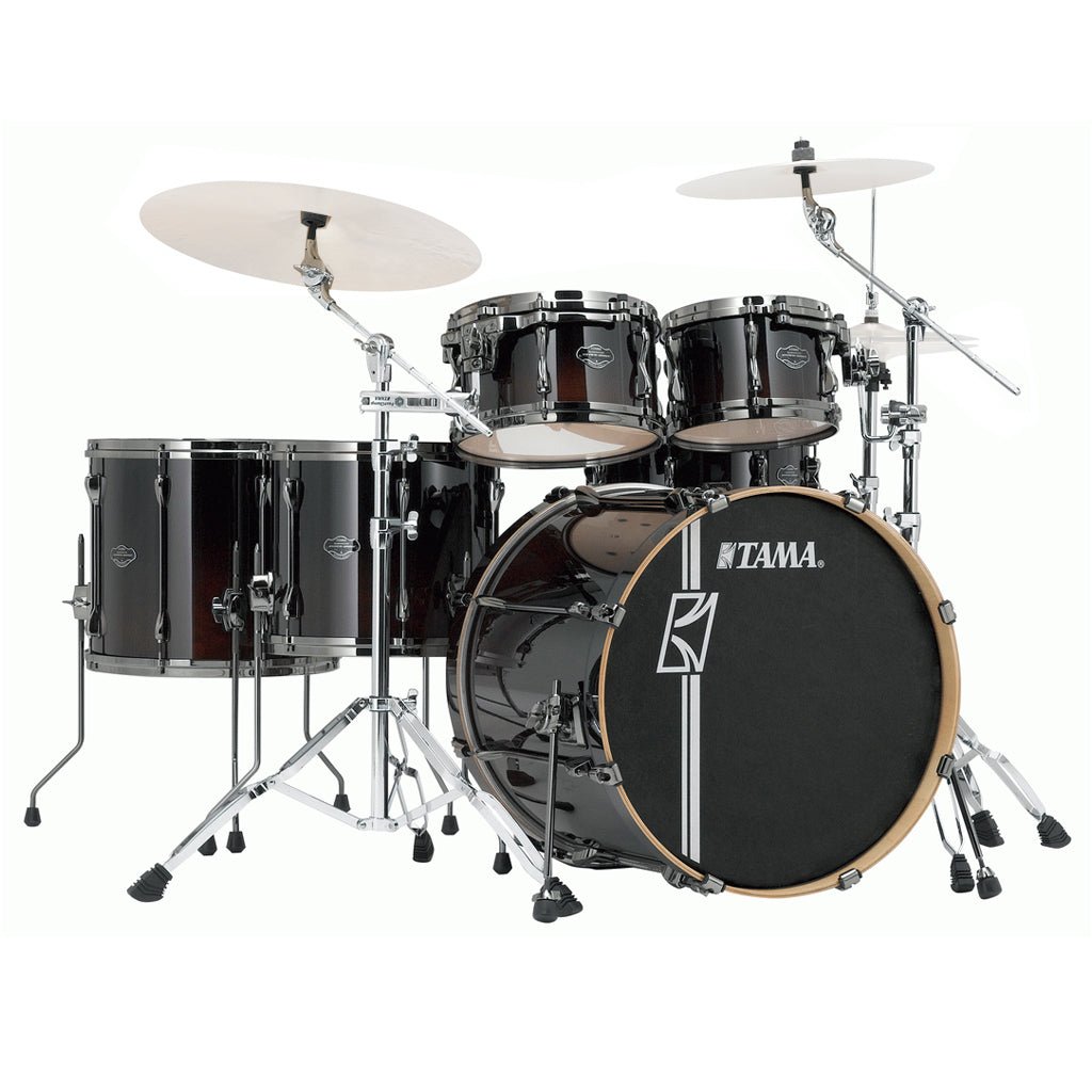 Tama ML62HZBNS Superstar Hyper Kit with HB5W Hardware Pack - Dark Mocha Fade Acoustic Drums Sky Music