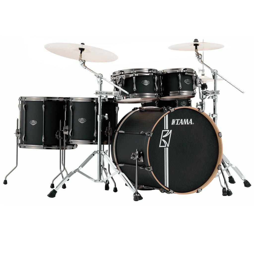 Tama ML62HZBNS Superstar Hyper Kit with HB5W Hardware Pack - Flat Black Acoustic Drums Sky Music