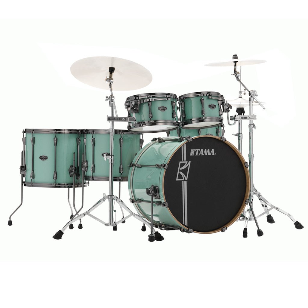 Tama ML62HZBNS Superstar Hyper Kit with HB5W Hardware Pack - Seafoam Green Acoustic Drums Sky Music