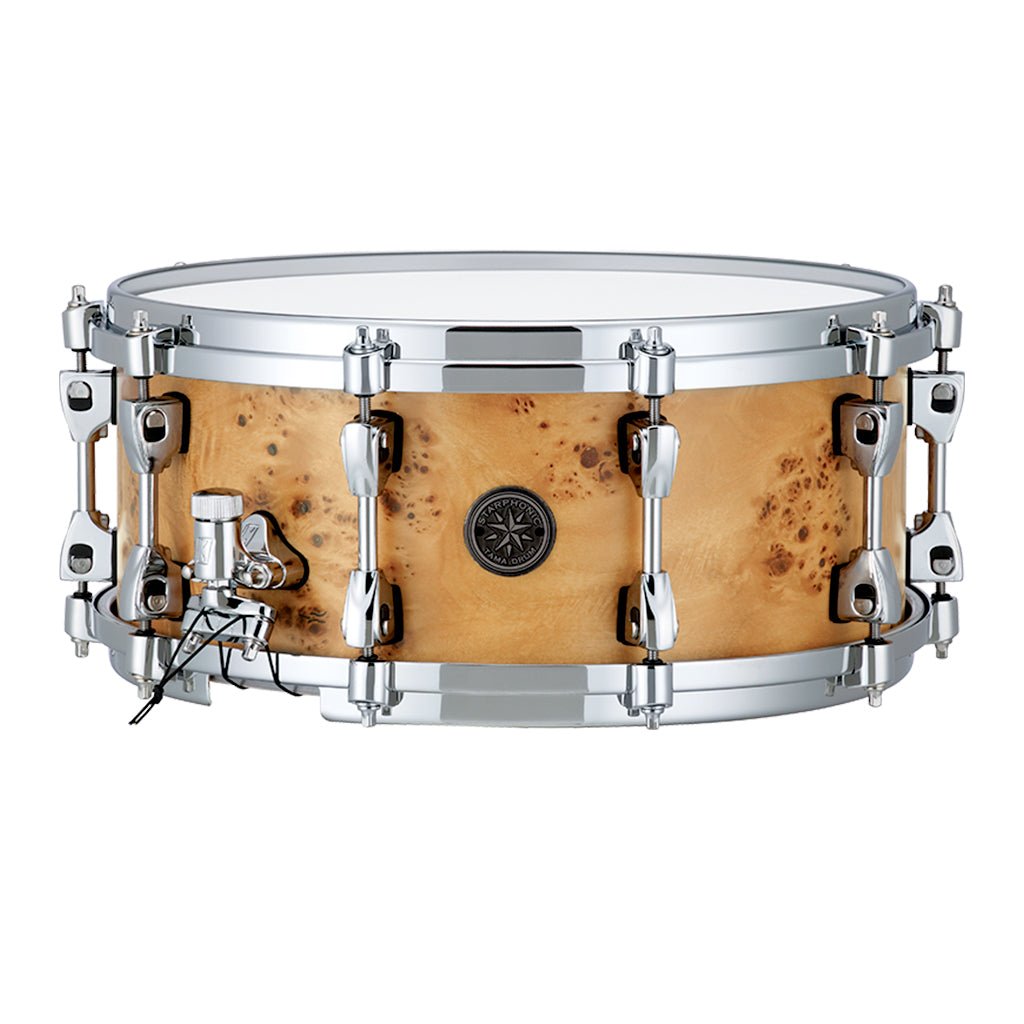 Tama PMM146 Starphonic 14"x6" Snare Drum - Satin Mappa Burl Snare Drums Sky Music