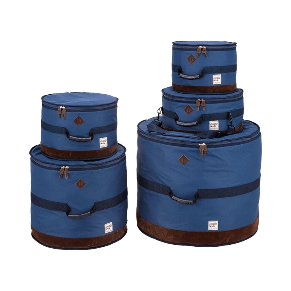 Tama Powerpad Designer 5-piece Drum Bag Set - Navy Blue Drum Bags & Cases Sky Music