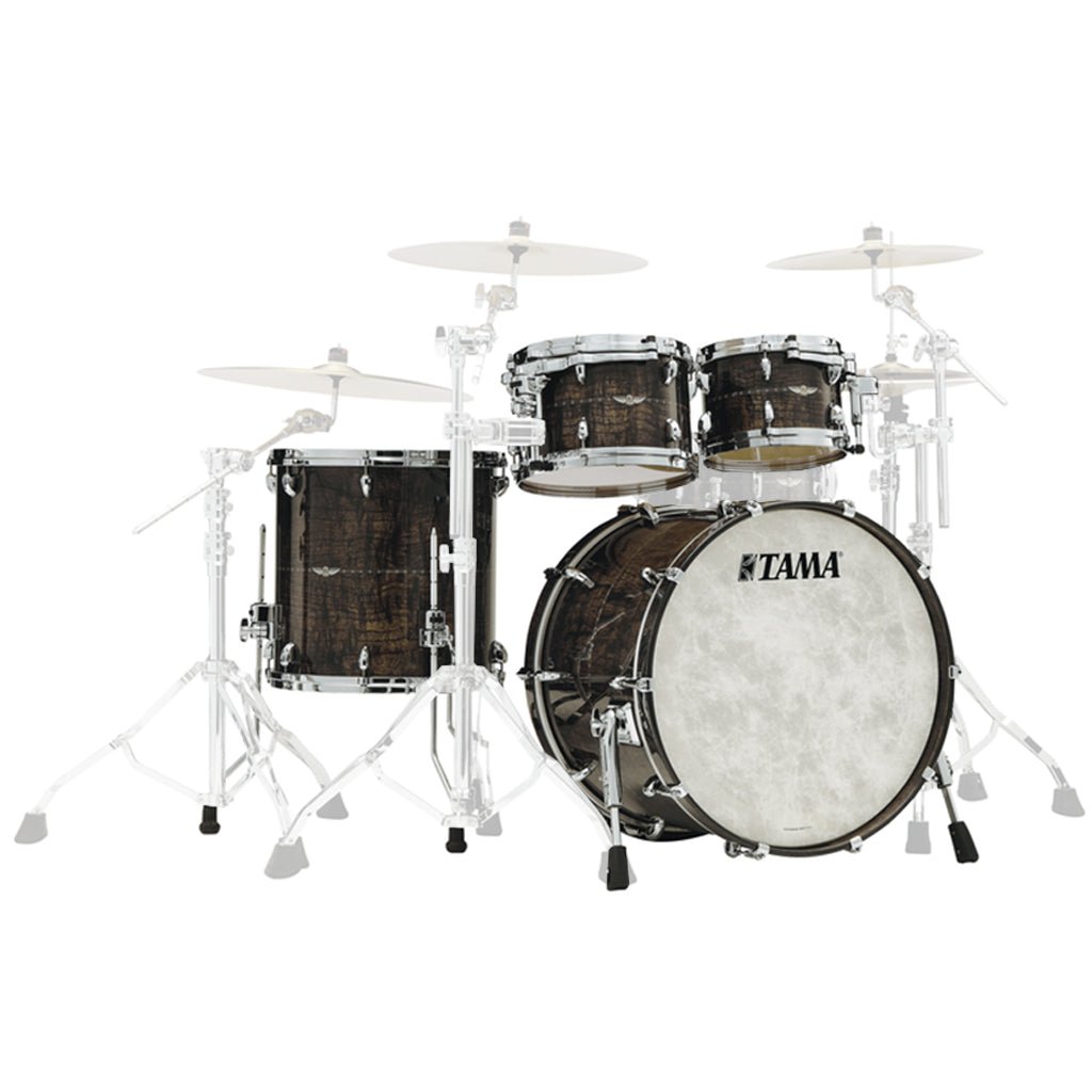 Tama Star Maple 4-Piece Shell Pack w/22" Bass Drum - Charcoal Brown Paraiso Acoustic Drums Sky Music