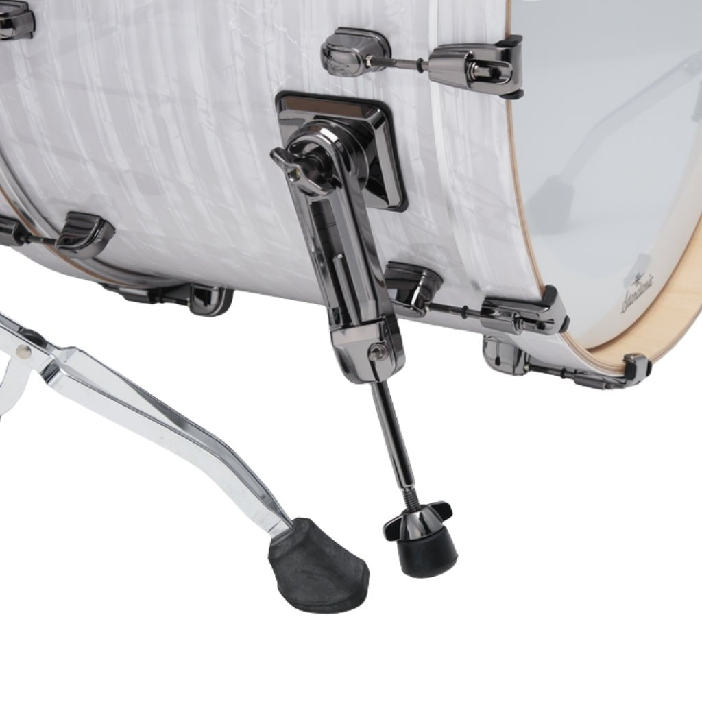 TAMA Starclassic Walnut Birch 4-Piece Shell Pack - White Pearl, Black Nickel Shell Hardware Acoustic Drums Sky Music