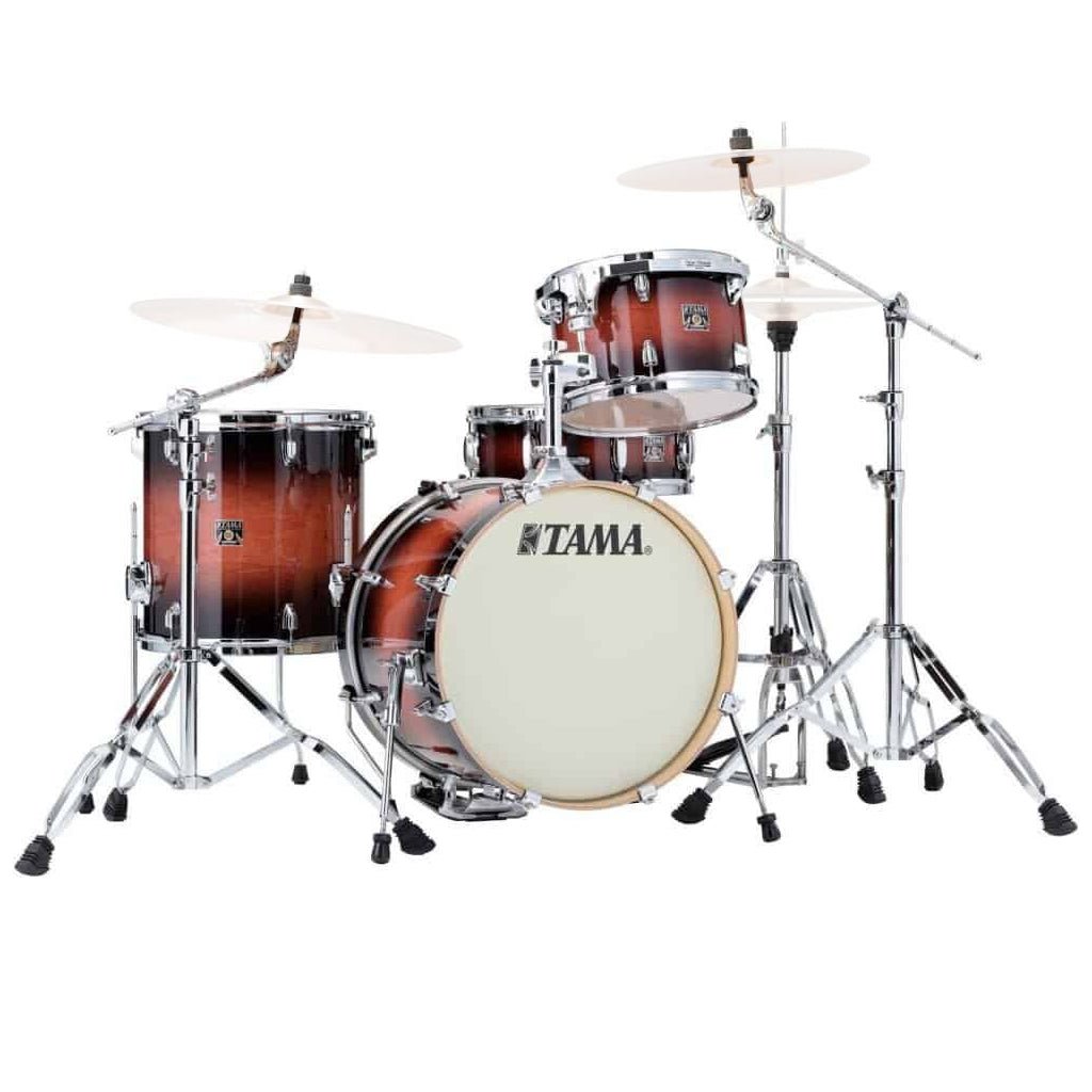 Tama Superstar Classic 4-Piece Shell Pack with 18" Bass Drum and SM5W Hardware Pack Included - Mahogany Burst Acoustic Drums Sky Music