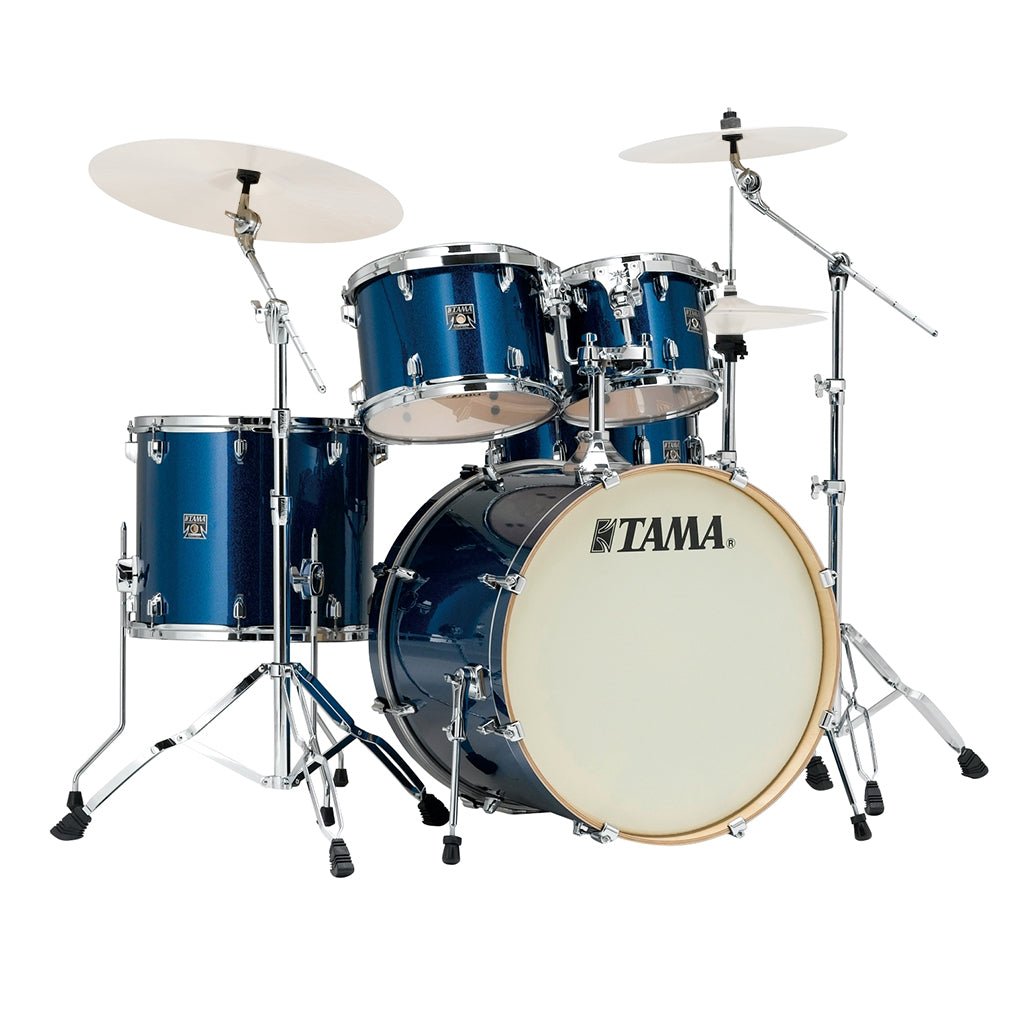 Tama Superstar Classic 5-Piece Shell Pack with 22" Bass Drum and SM5W Hardware Pack Included - Indigo Sparkle Acoustic Drums Sky Music