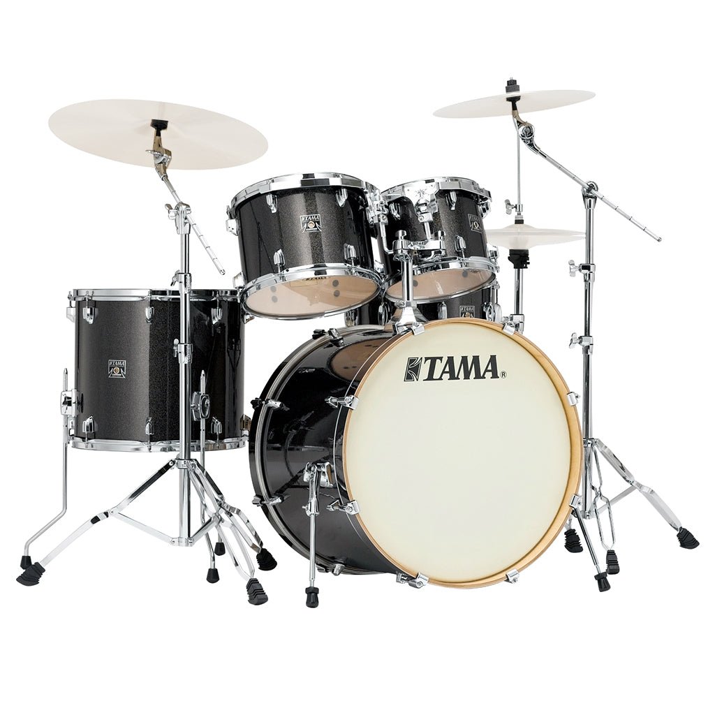 Tama Superstar Classic 5-Piece Shell Pack with 22" Bass Drum and SM5W Hardware Pack Included - Midnight Gold Sparkle Acoustic Drums Sky Music