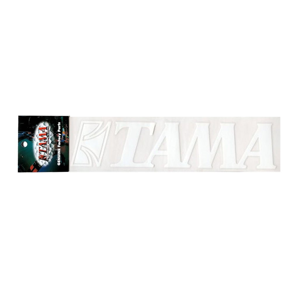 Tama TLS100WH White Logo Sticker Merchandise &amp; Apparel Sky Music