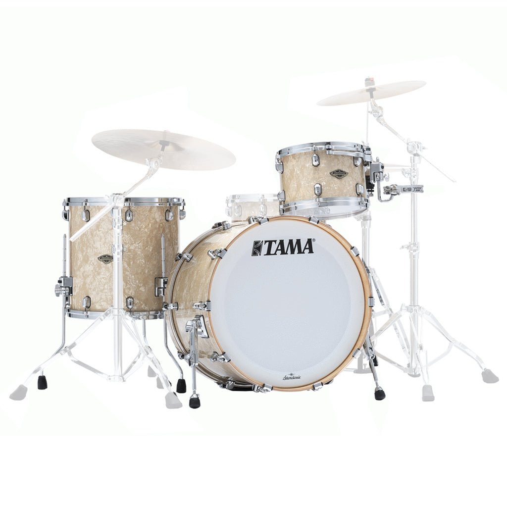 Tama WBR32RZS Starclassic Walnut/Birch 3-Piece Shell Pack with 22" Bass Drum - Vintage Marine Pearl (No Hardware Included) Acoustic Drums Sky Music