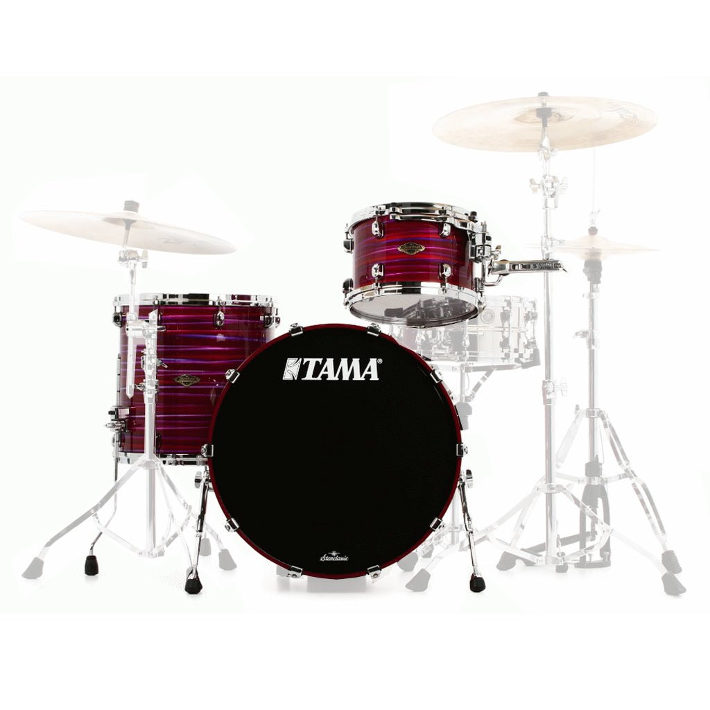 Tama WBS32RZS Starclassic Walnut/Birch 3-Piece Shell Pack with 22" Bass Drum - Lacquer Phantasm Oyster (No Hardware Included) Acoustic Drums Sky Music