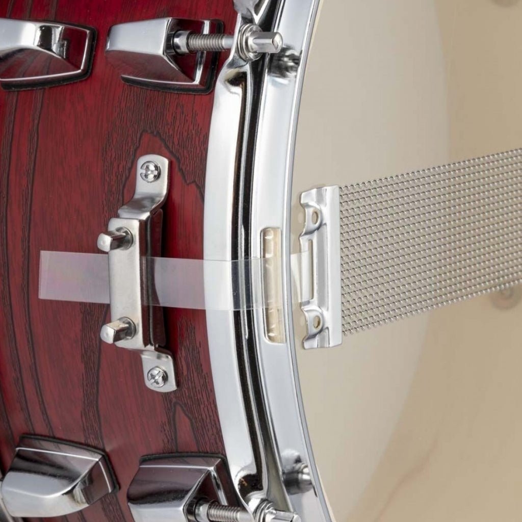 Tamburo T5 LX Series Snare Drum - 5.5 inches x 14 inches, Wood Grain Red Snare Drums Sky Music